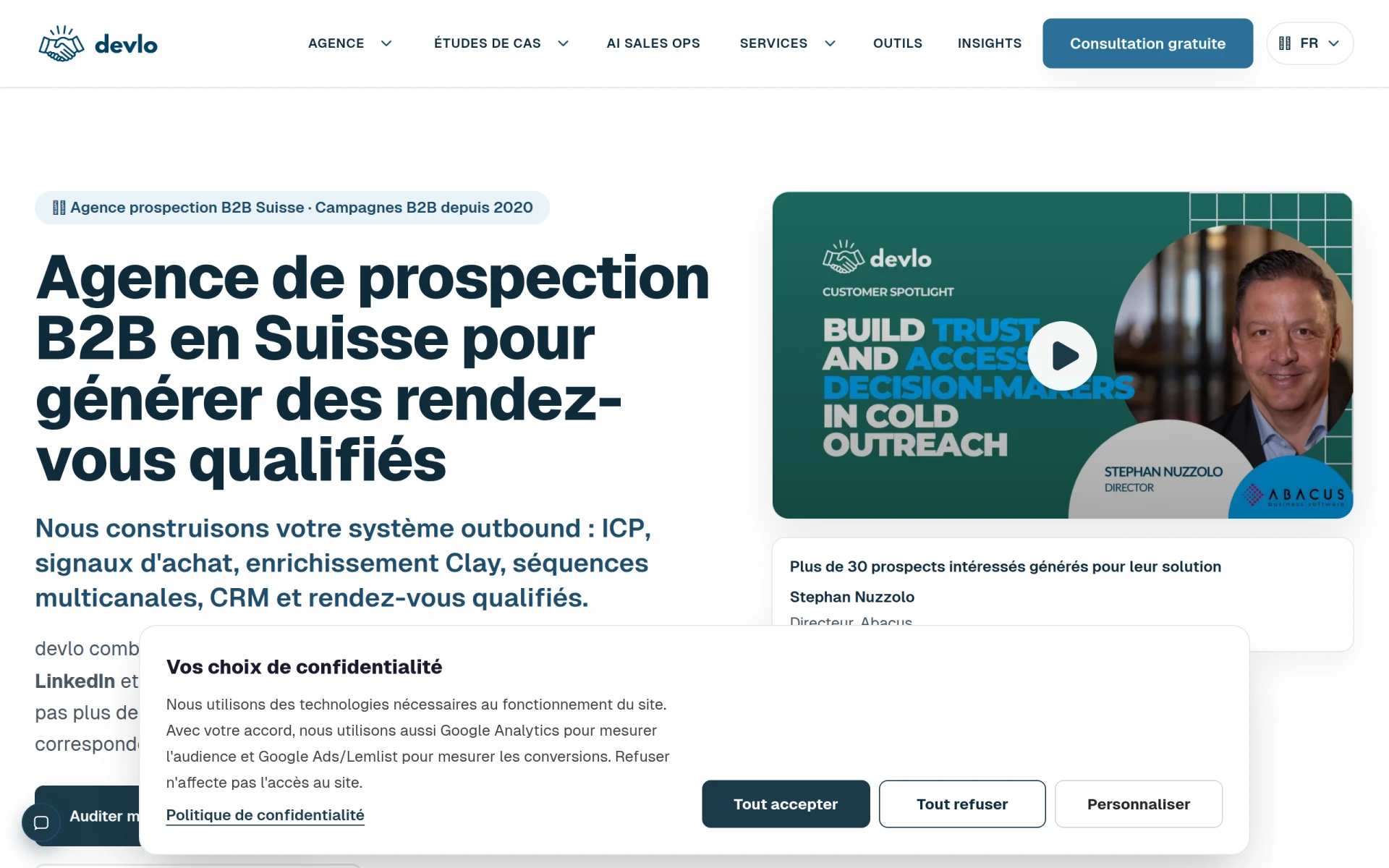 B2B Go-to-Market Partner screenshot
