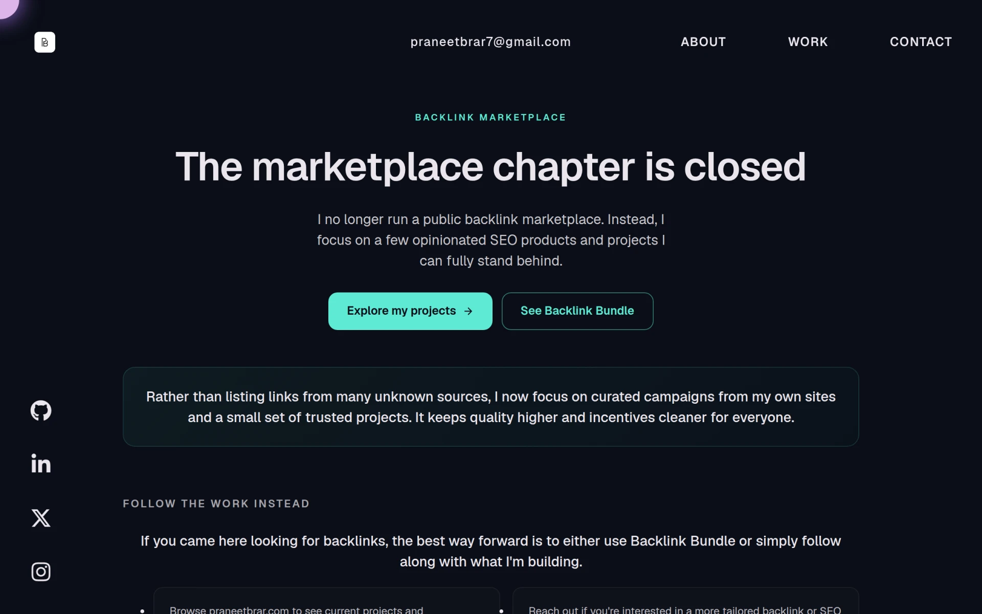 Backlink Marketplace screenshot