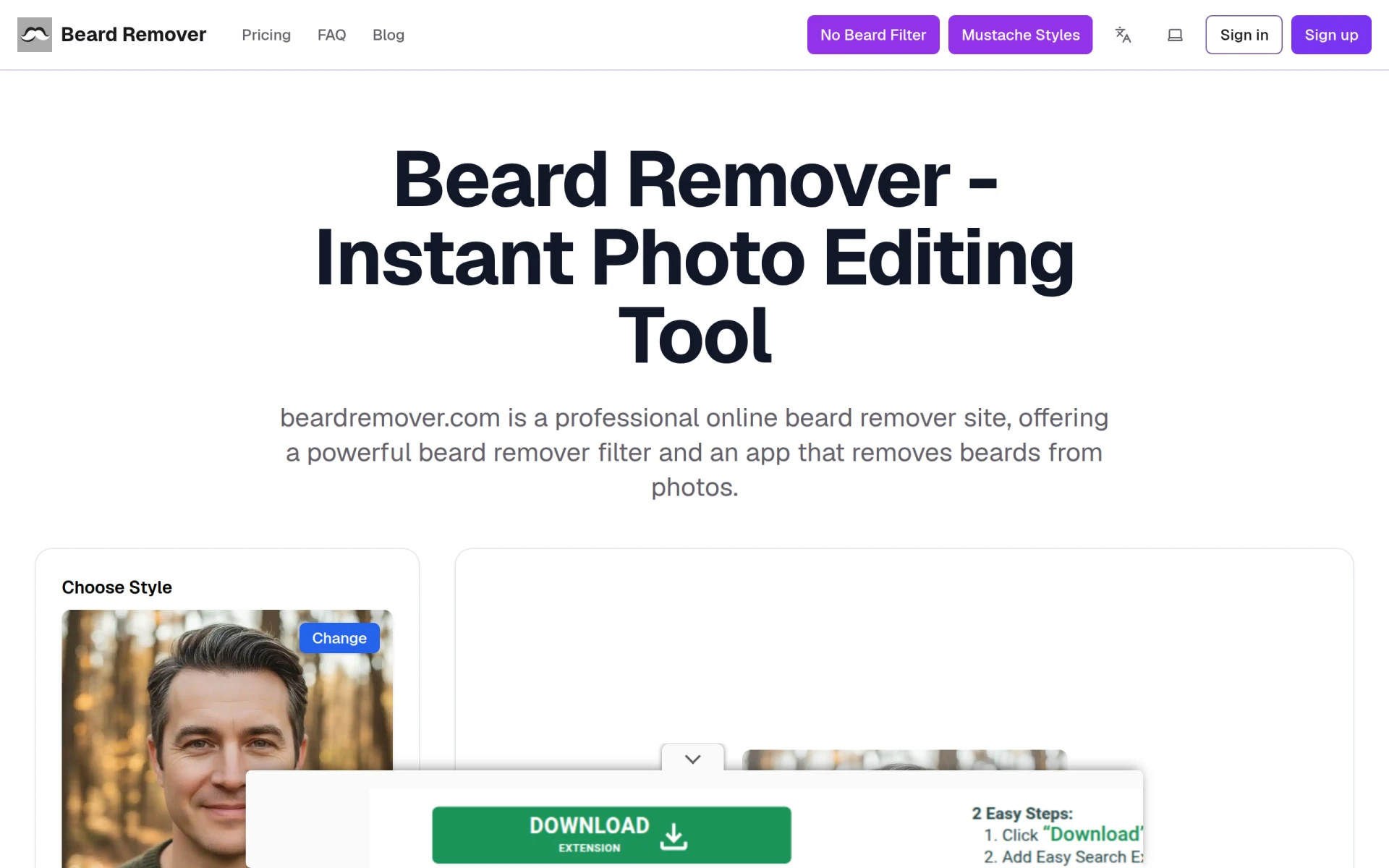 Beard Remover screenshot