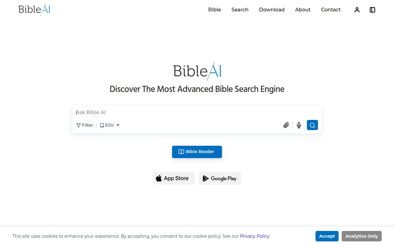 Bible AI screenshot