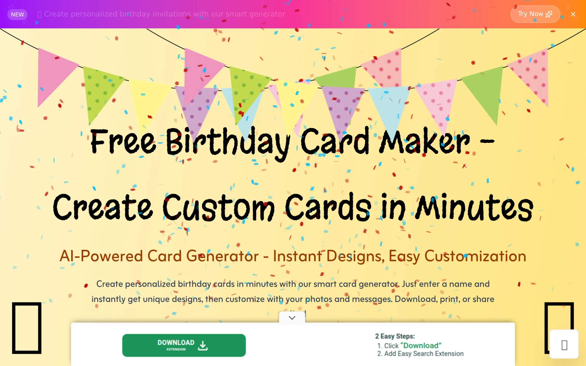 Birthday Card Maker feature image