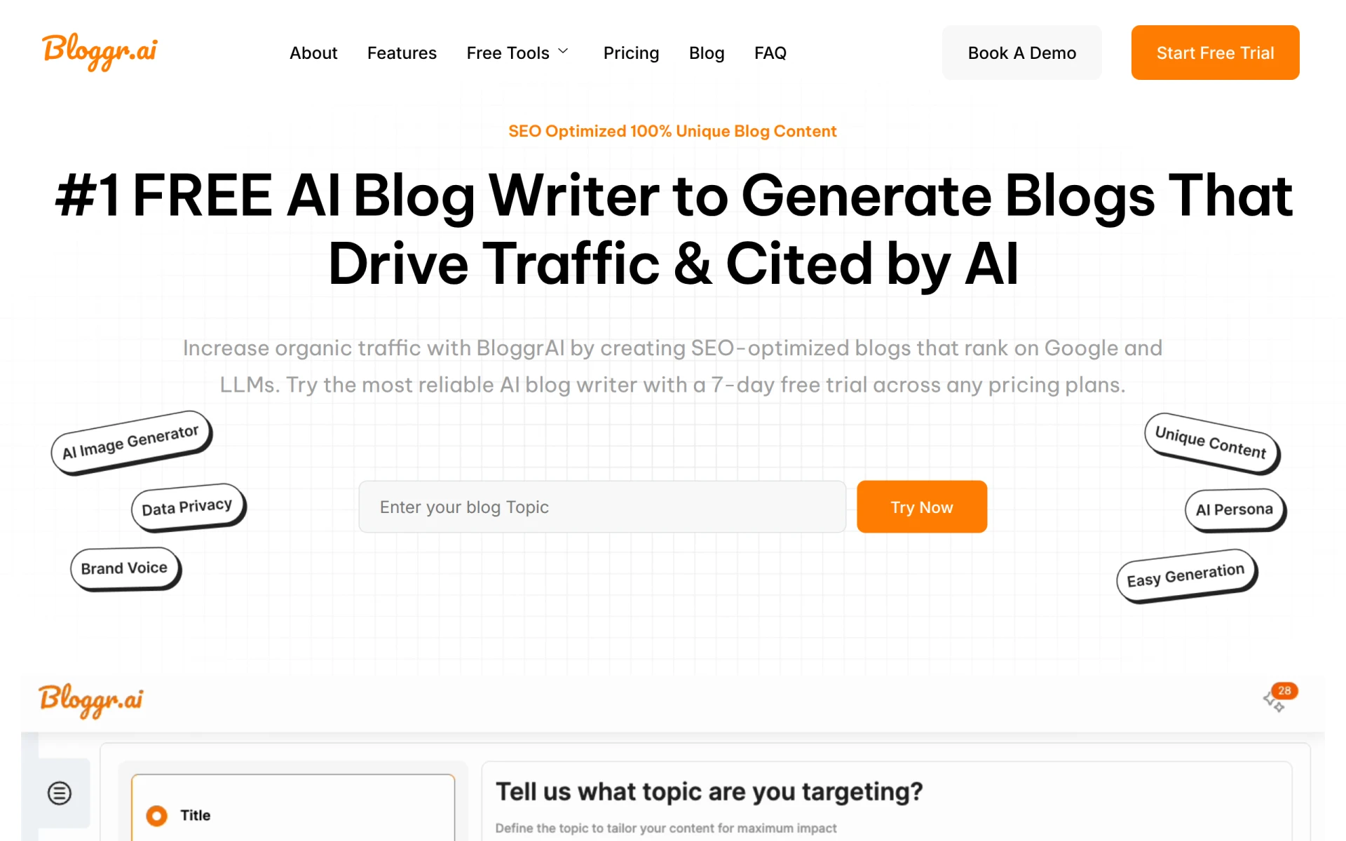 BloggrAI feature image