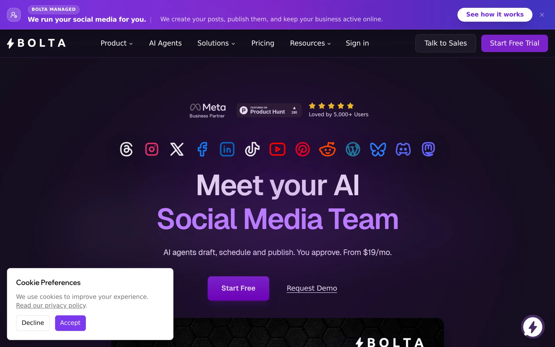 Bolta screenshot