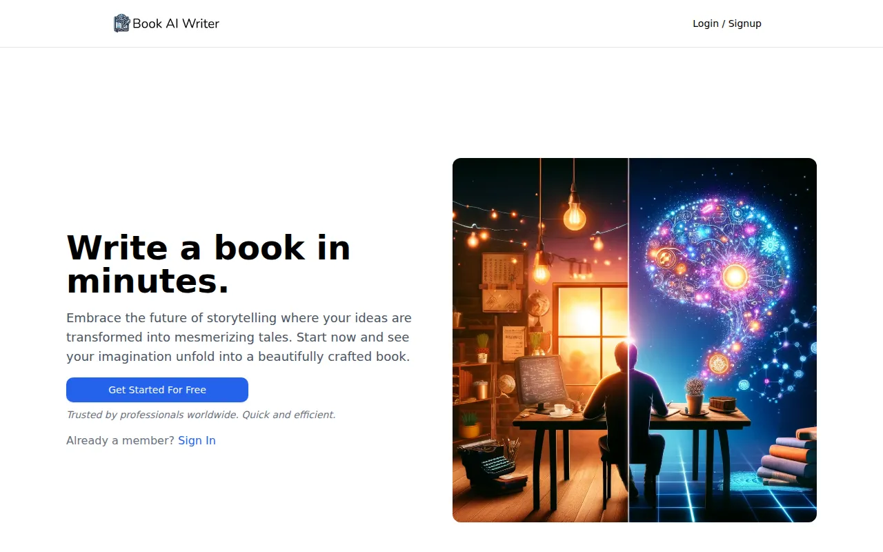 Book AI Writer screenshot