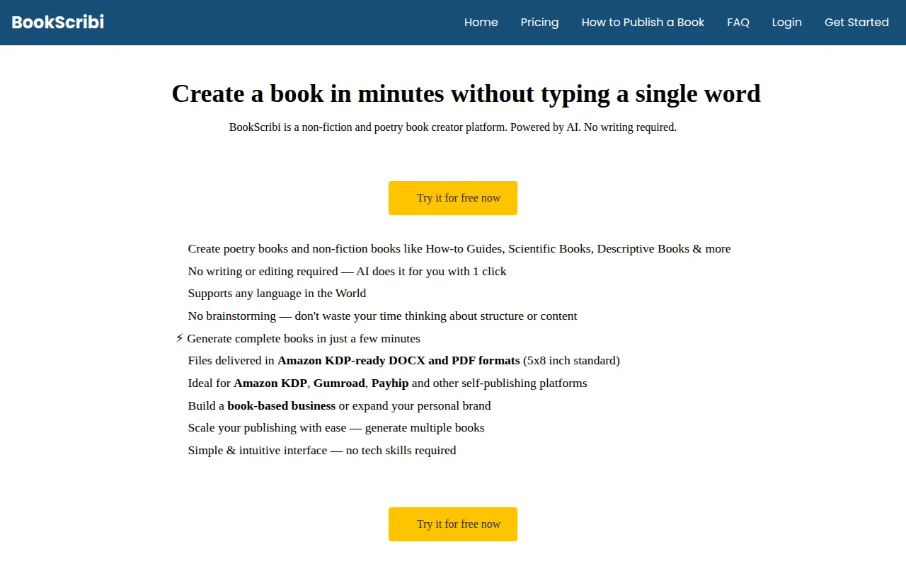 BookScribi screenshot