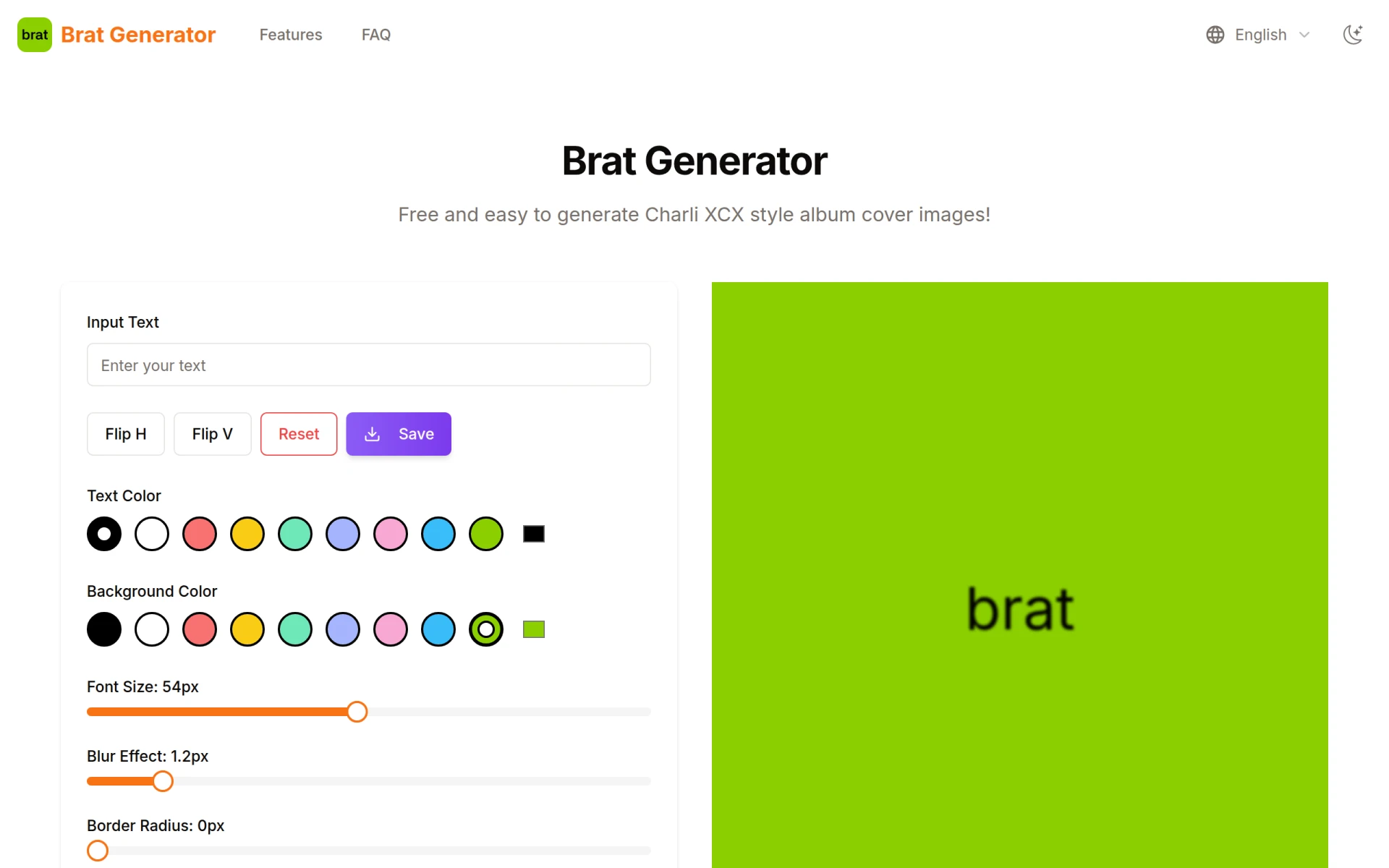 Brat Generator screenshot