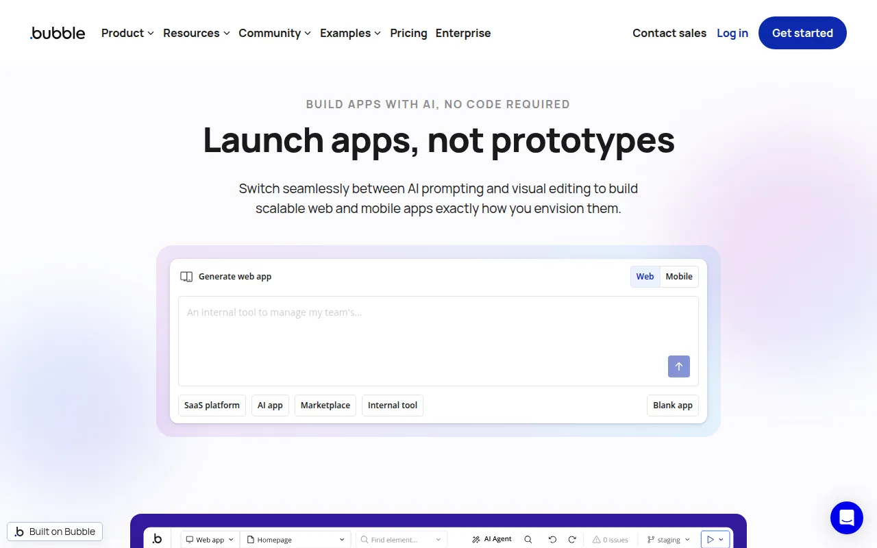 Bubble screenshot