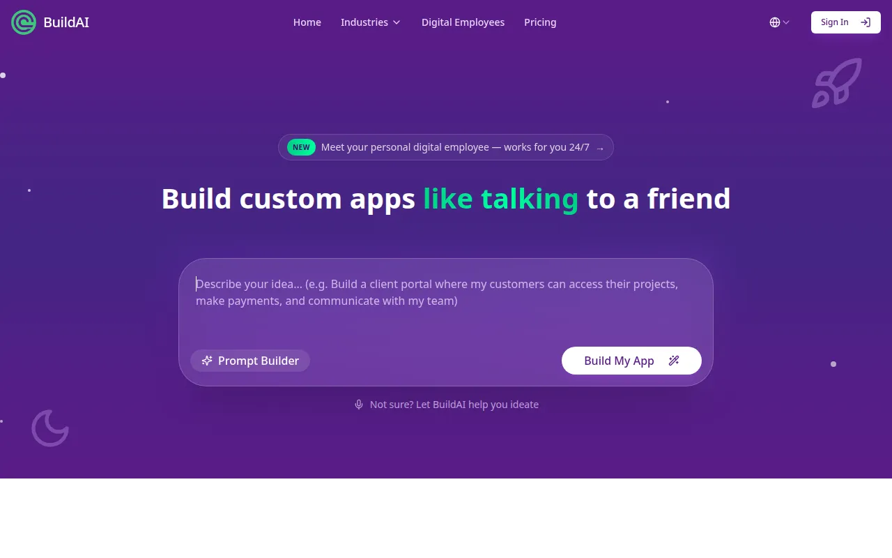 Build AI screenshot