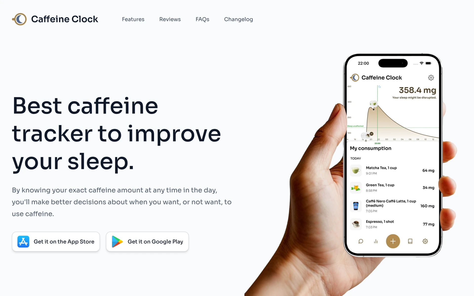 Caffeine Clock feature image