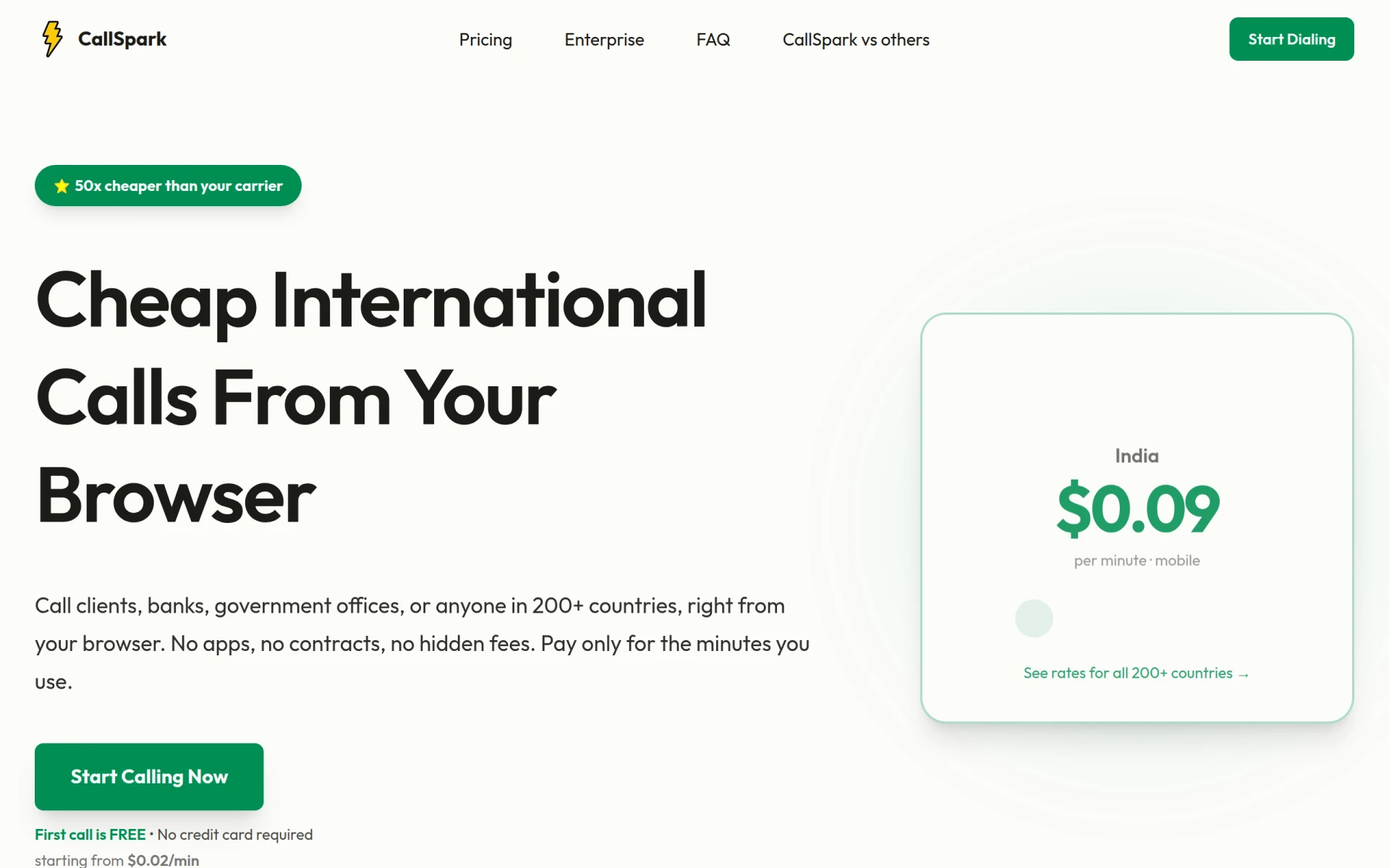 CallSpark screenshot