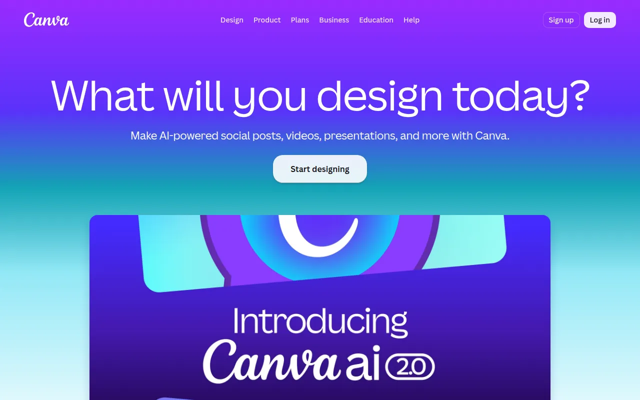 Canva screenshot