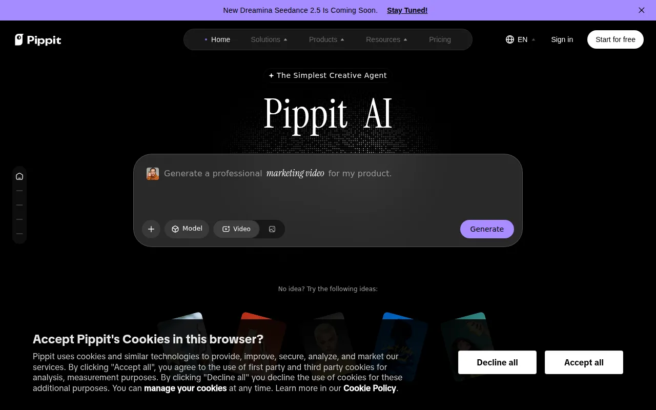 CapCut Commerce screenshot