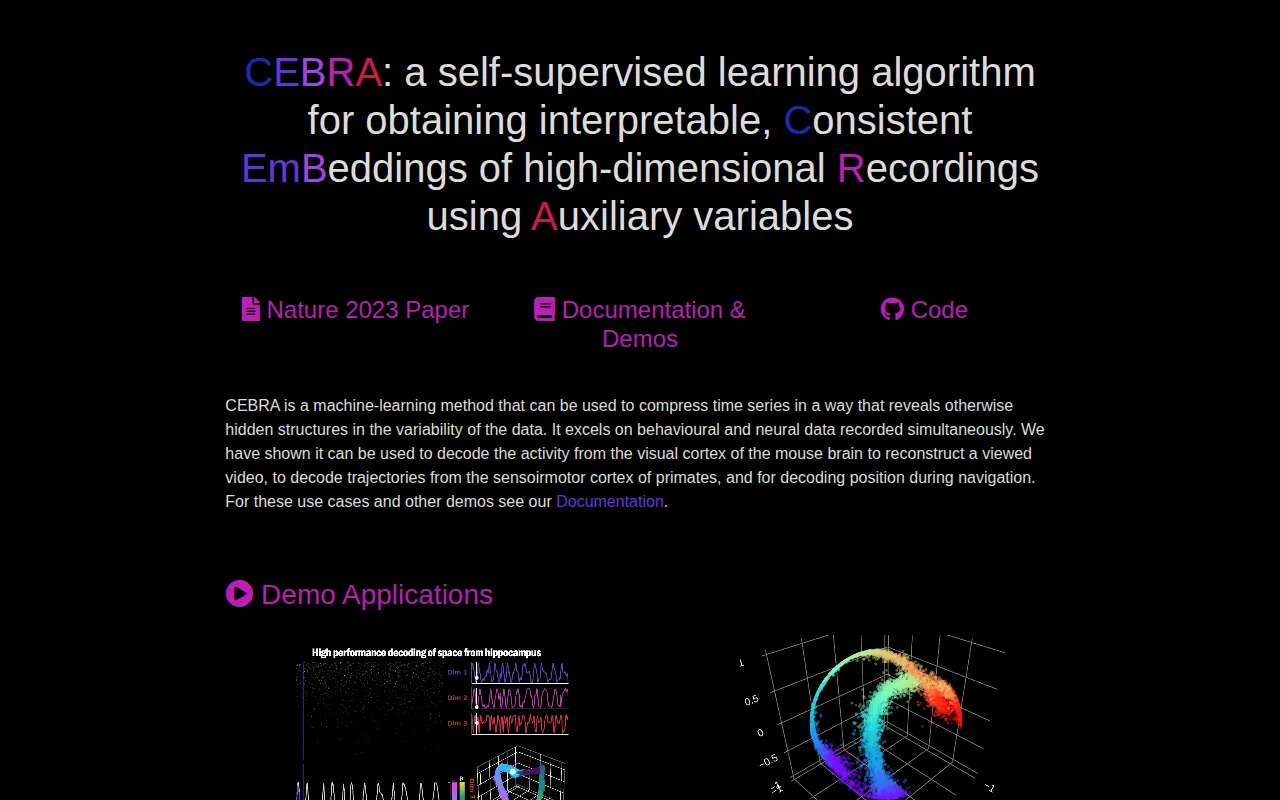 Cebra screenshot