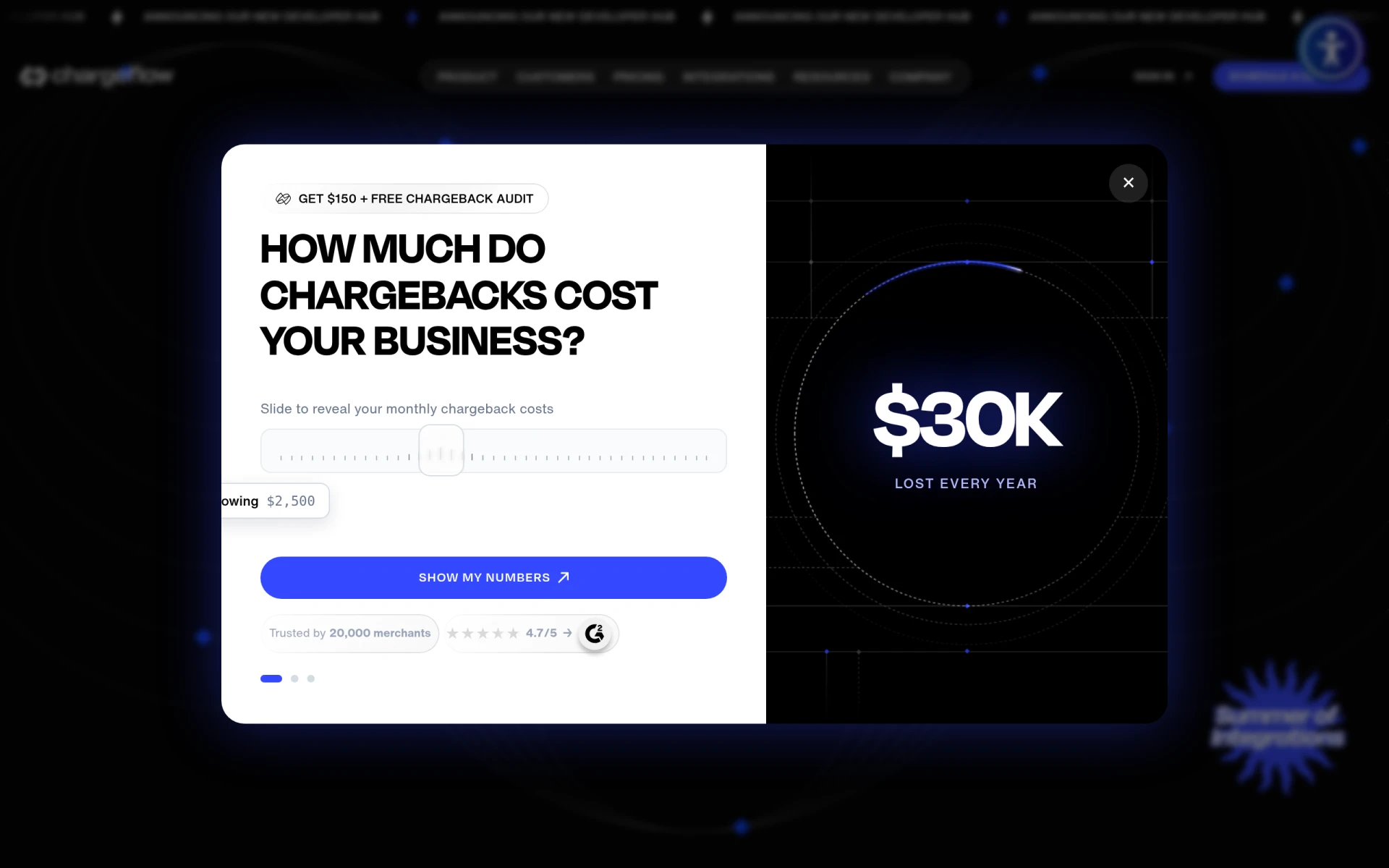 Chargeflow screenshot