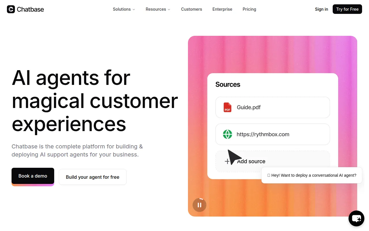 Chatbase screenshot