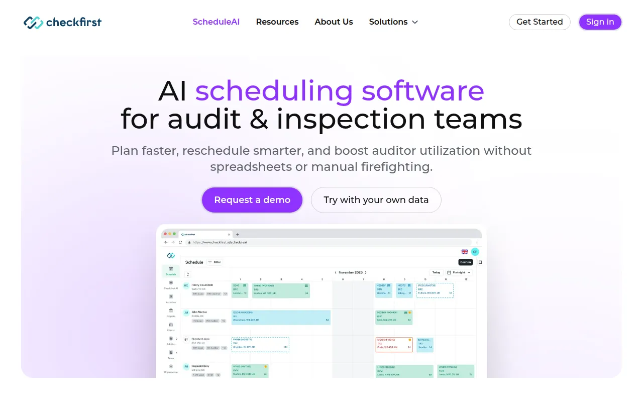 Checkfirst screenshot
