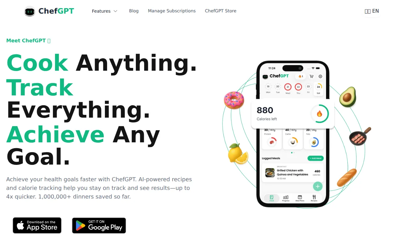ChefGPT screenshot