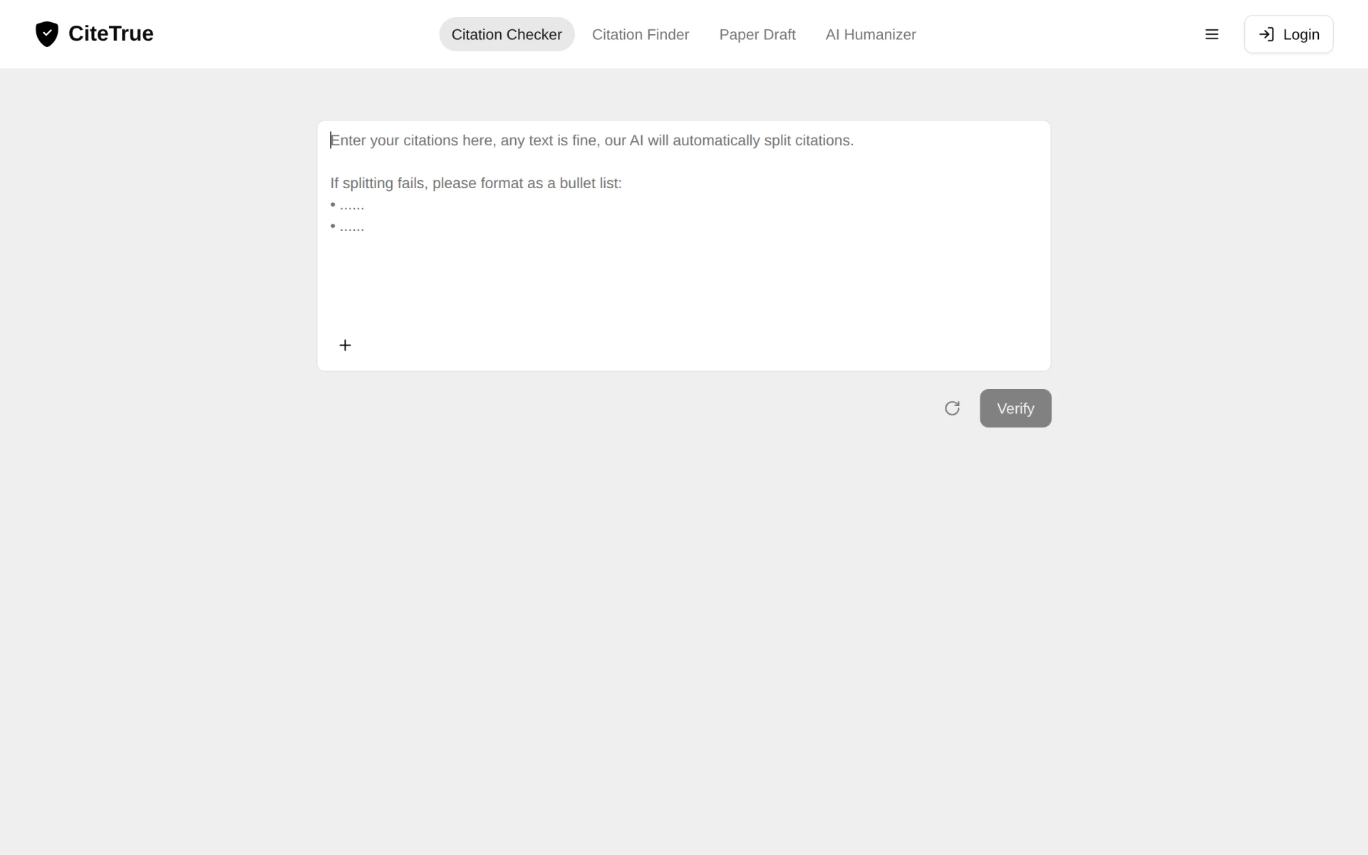 CiteTrue - Citation Checker screenshot