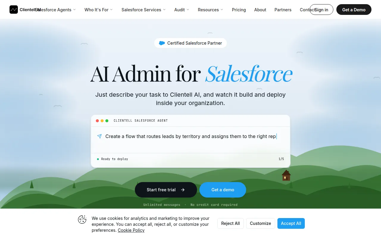 Clientell screenshot