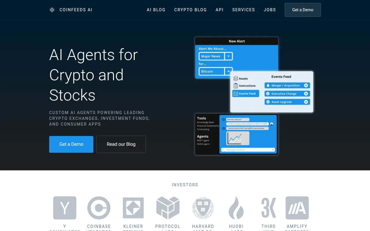 Coinfeeds screenshot
