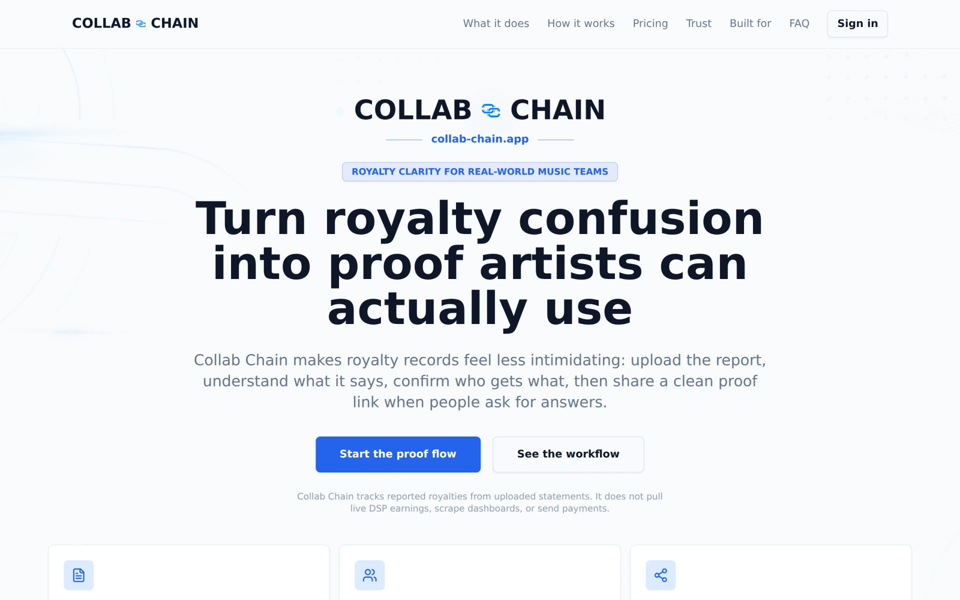 Collab Chain screenshot