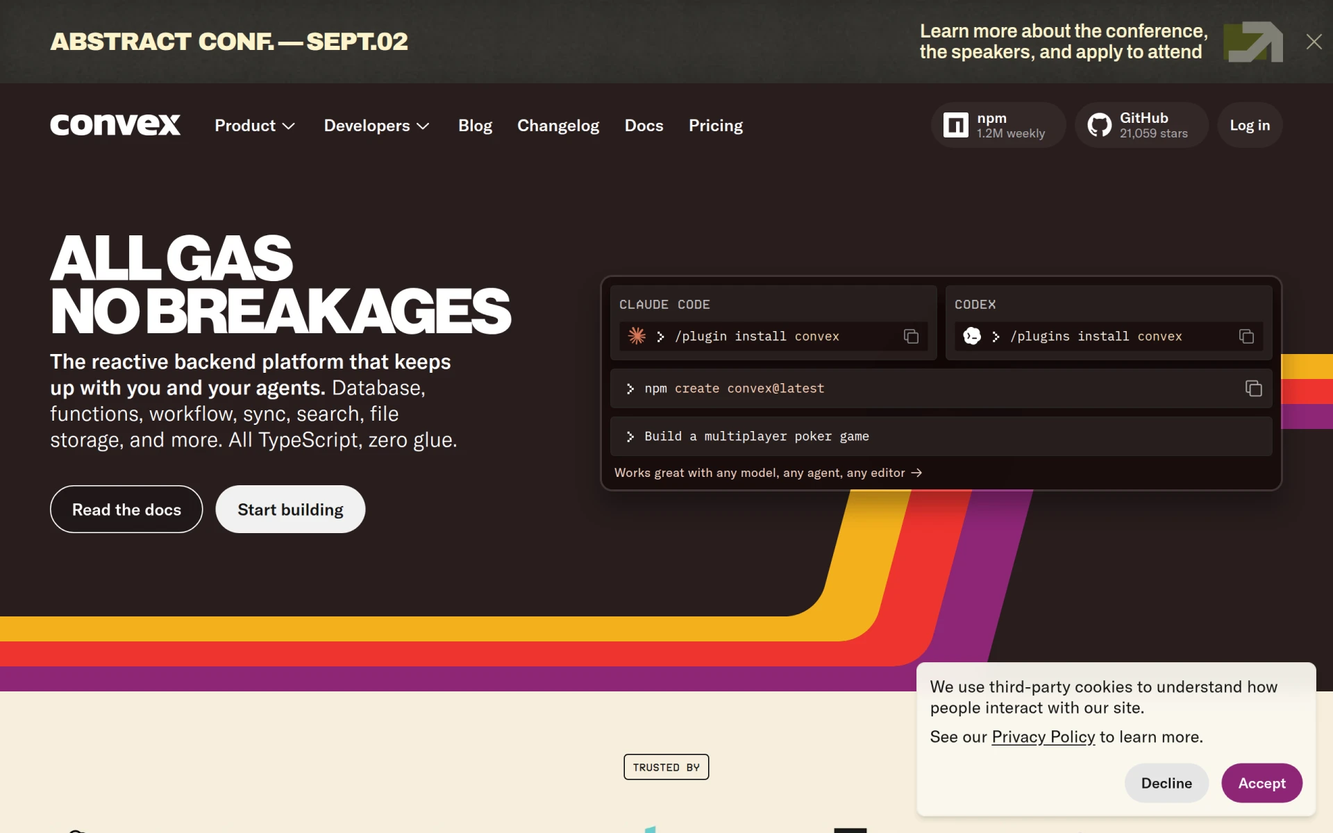 Convex screenshot