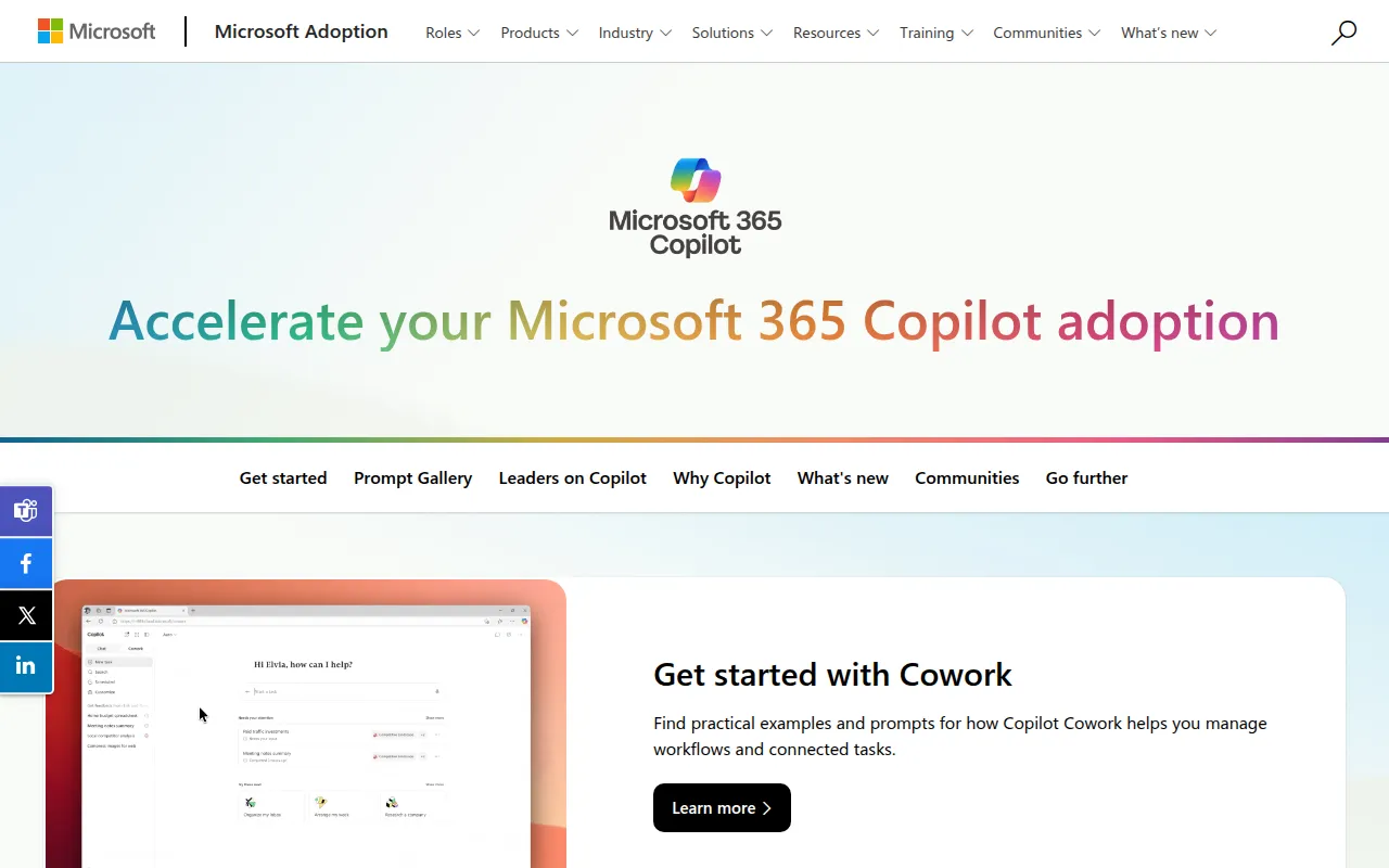 Copilot for Microsoft 365 screenshot