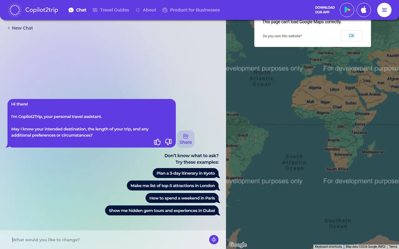 Copilot2trip screenshot