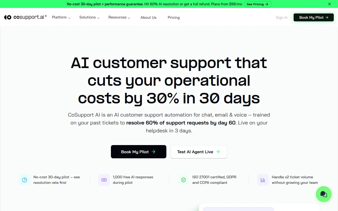 CoSupport AI screenshot