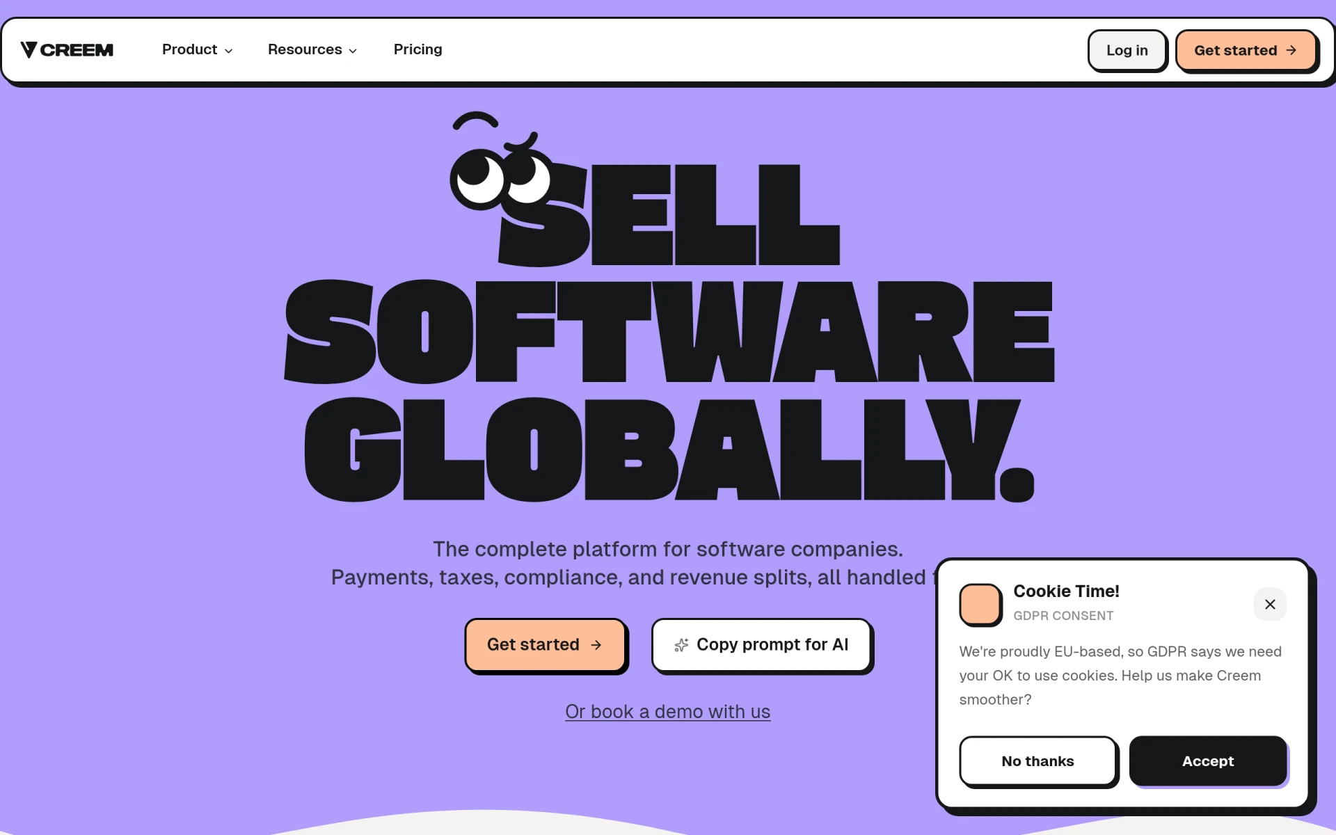 Creem screenshot