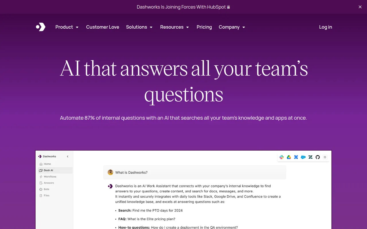 Dashworks screenshot