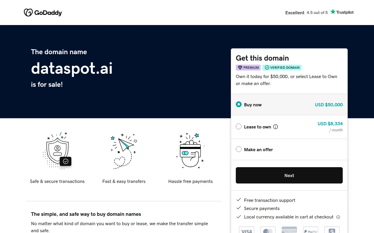 Dataspot screenshot