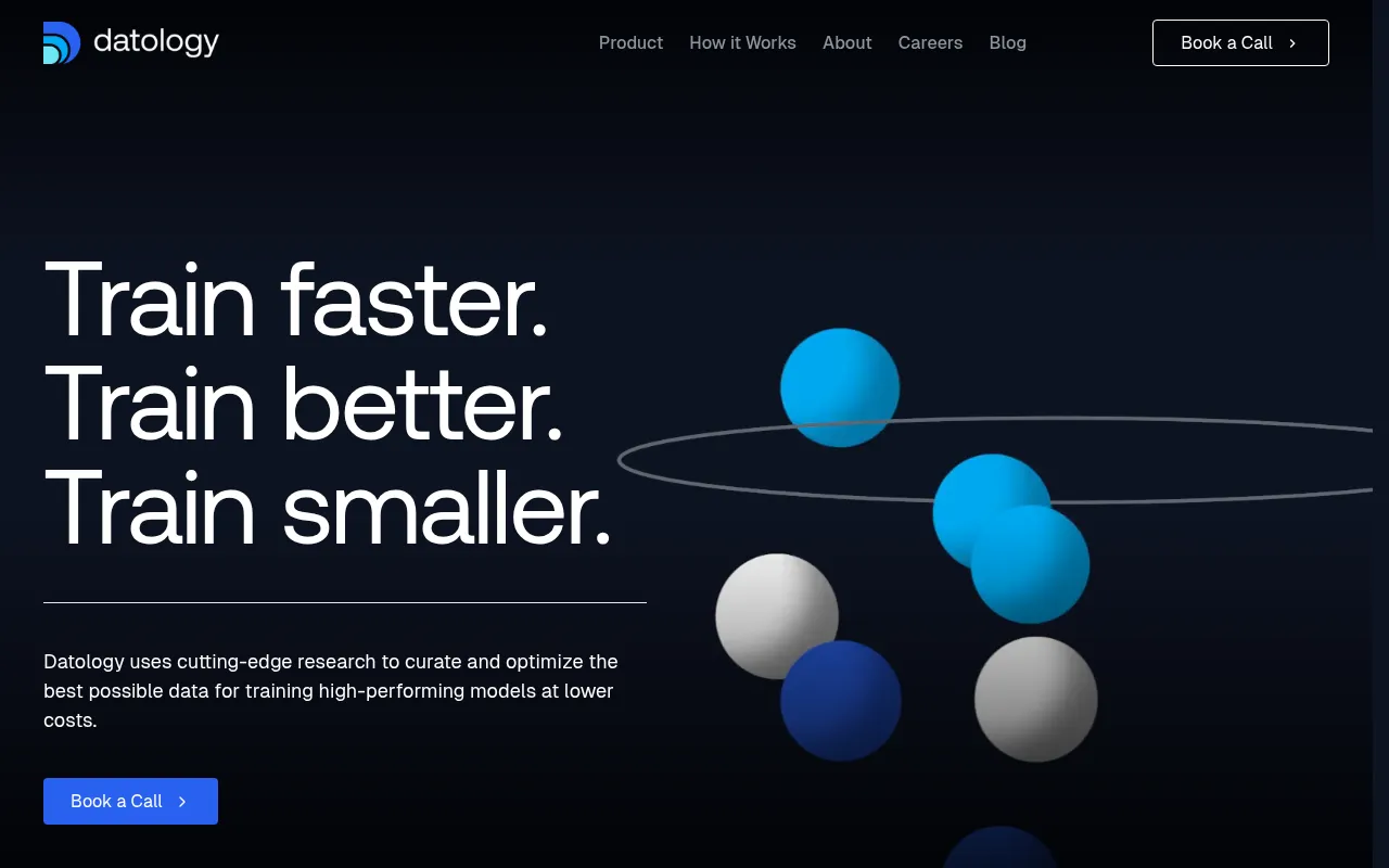 DatologyAI screenshot