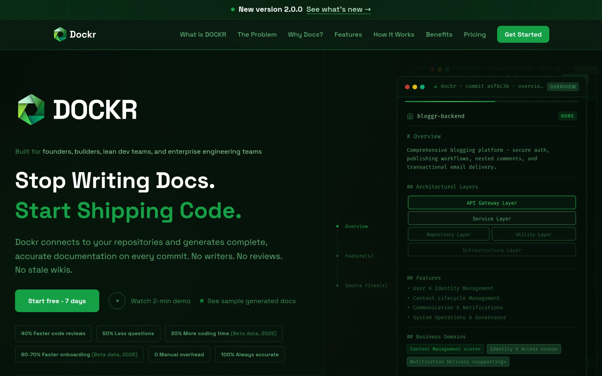 DOCKR screenshot