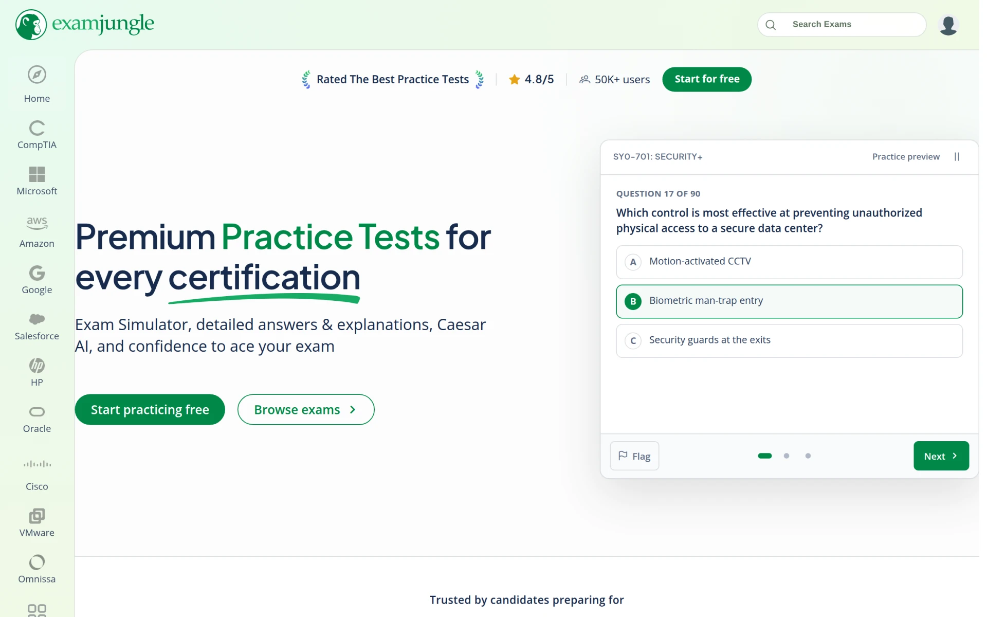 ExamJungle screenshot