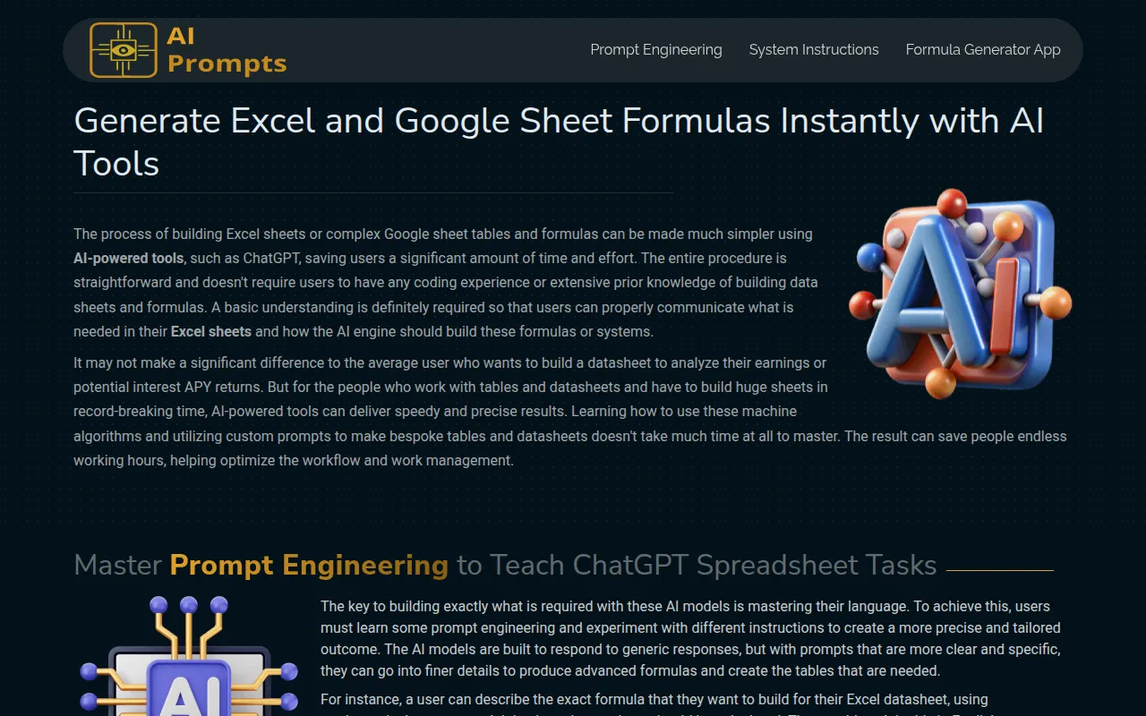 Formula Generator screenshot