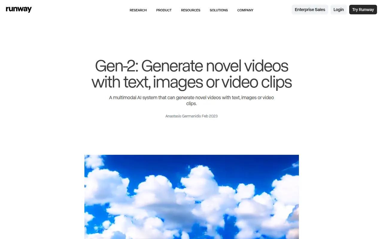 Gen-2 by Runway screenshot