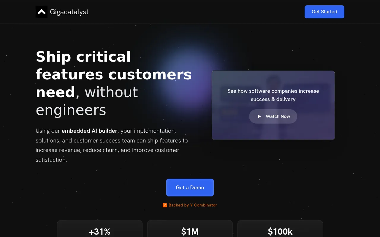 Gigacatalyst screenshot