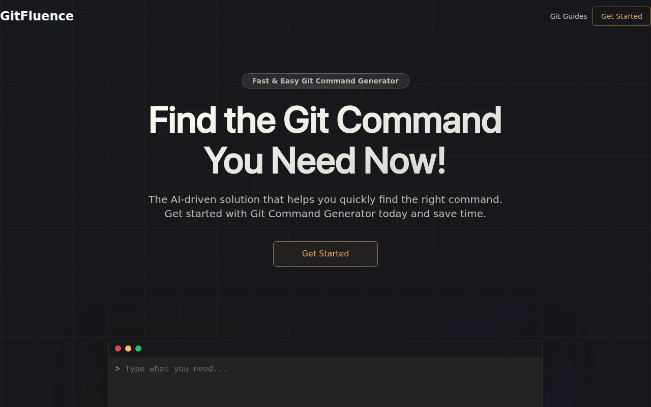 GitFluence screenshot