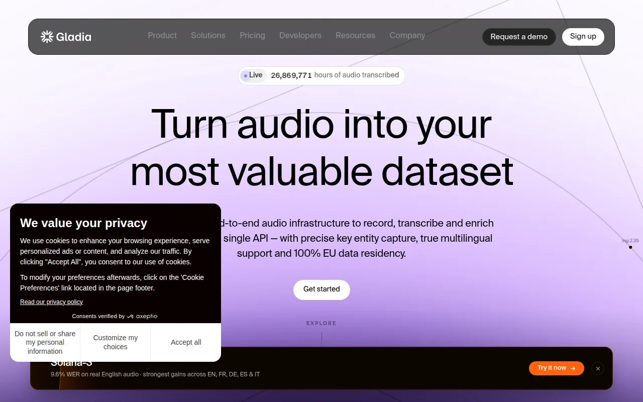 Gladia screenshot