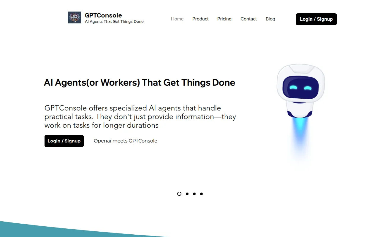 GPTConsole screenshot