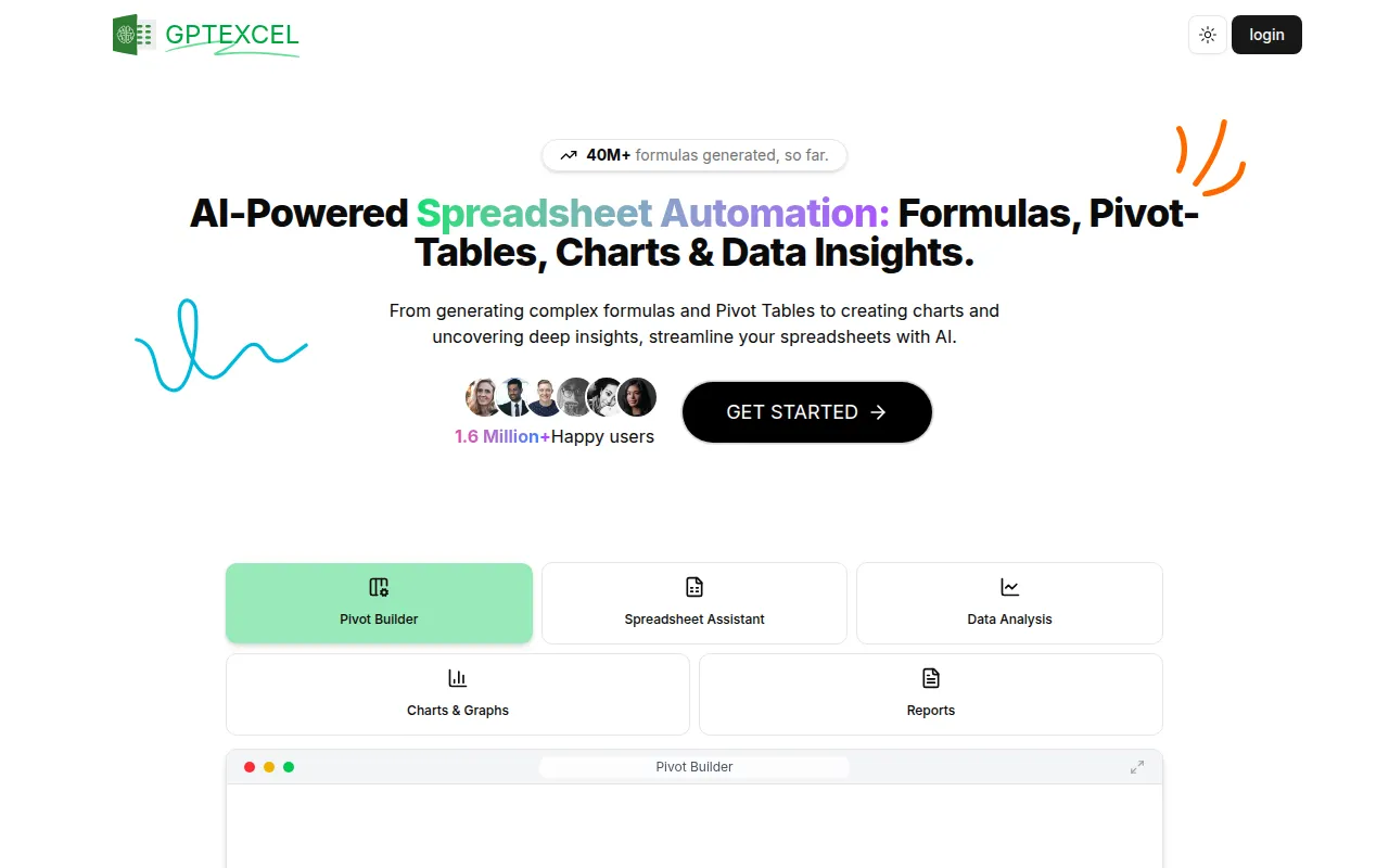GPTExcel screenshot