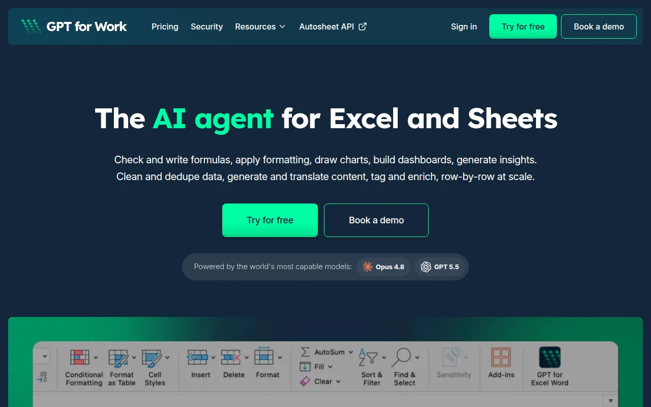 GPTforWork screenshot
