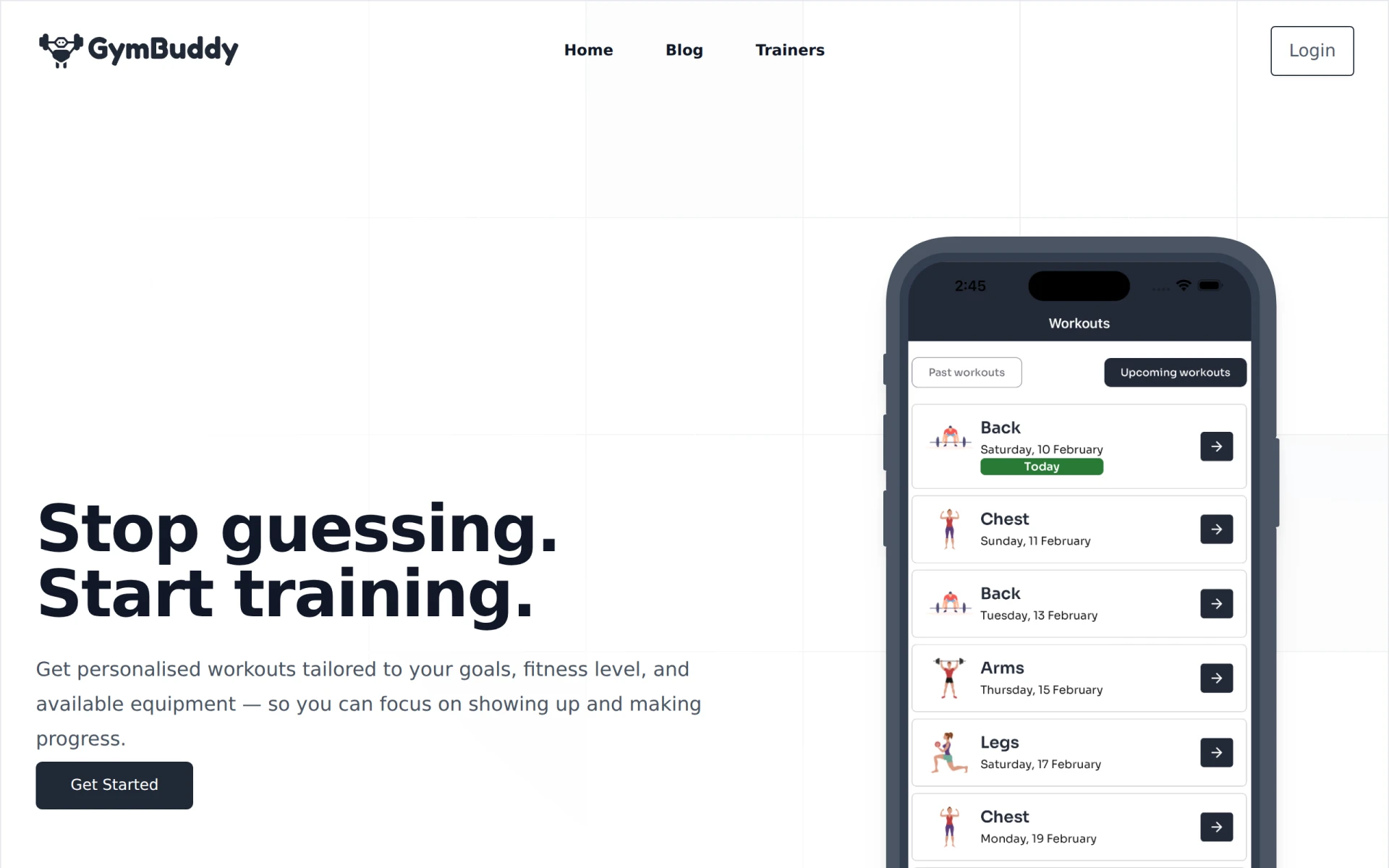 GymBuddy AI screenshot