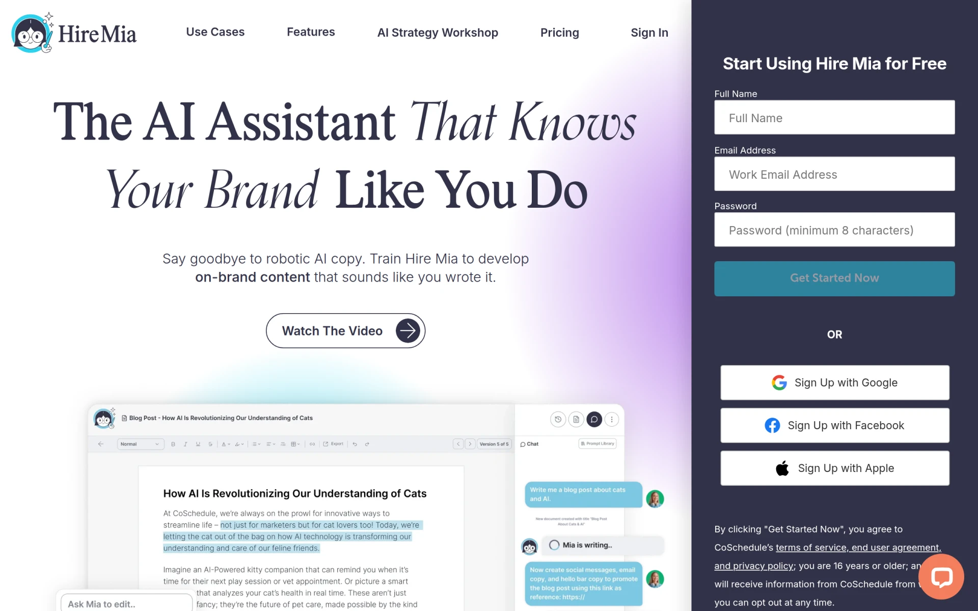 Hire Mia feature image