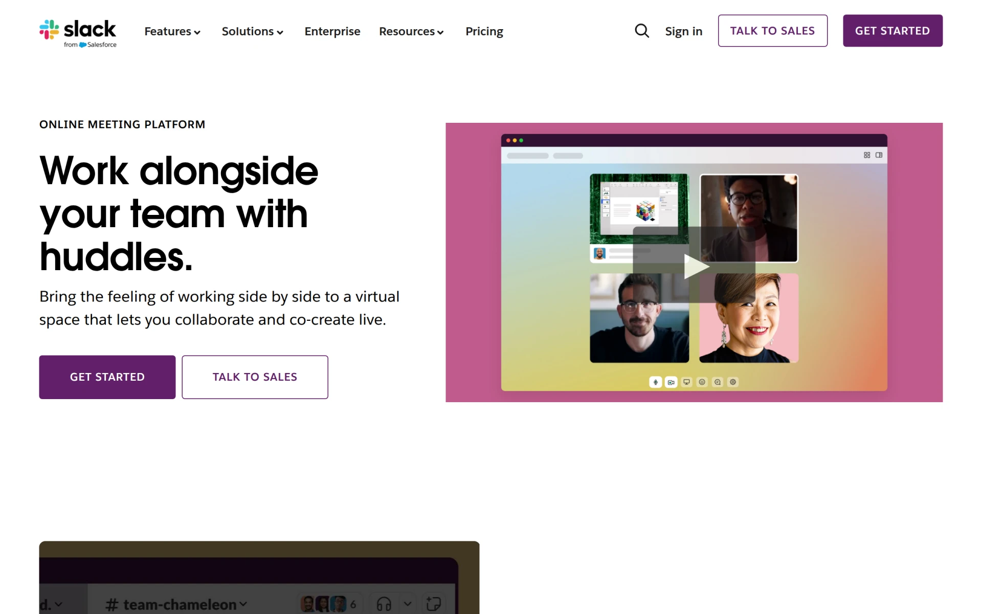 Huddles screenshot