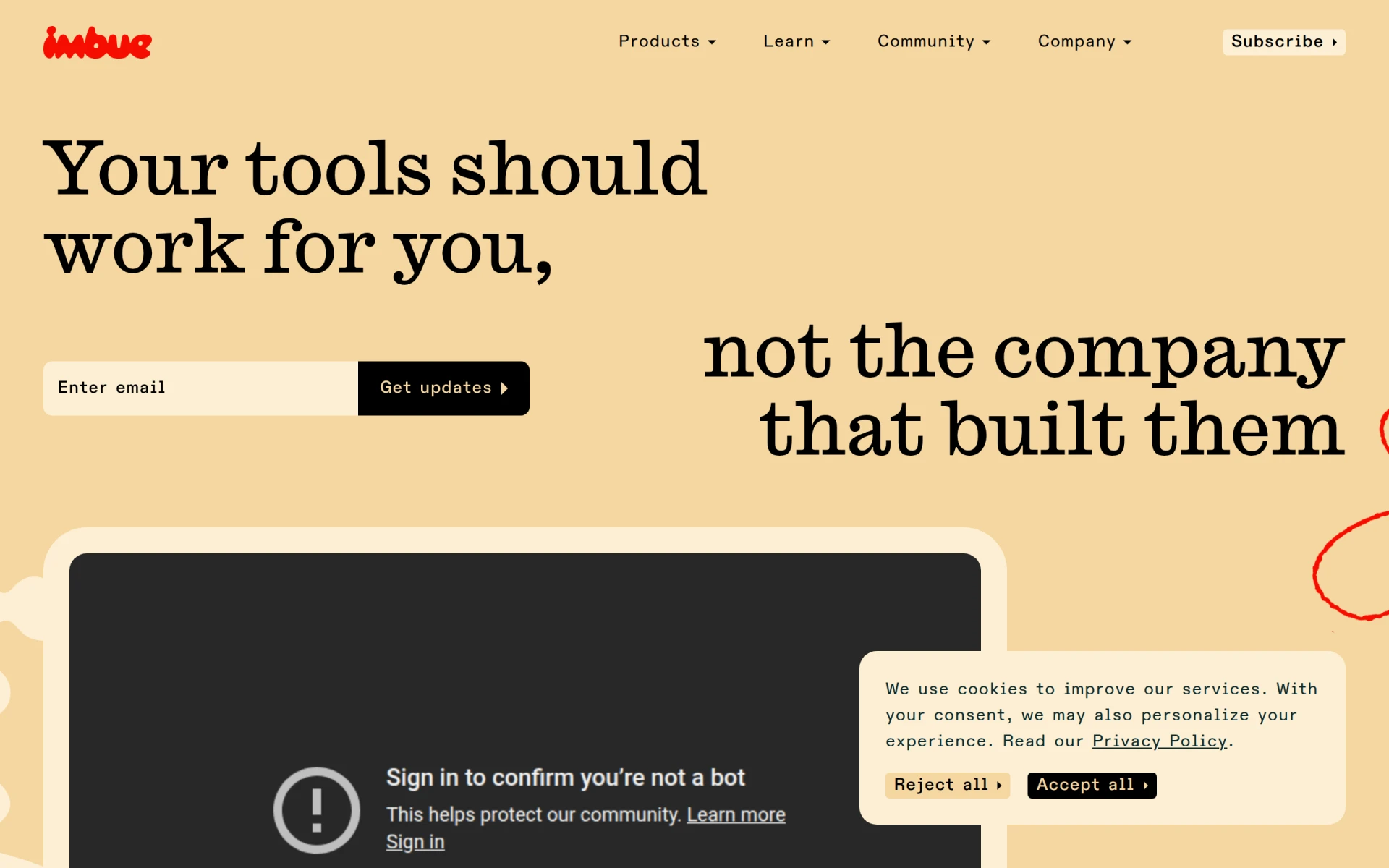 Imbue feature image