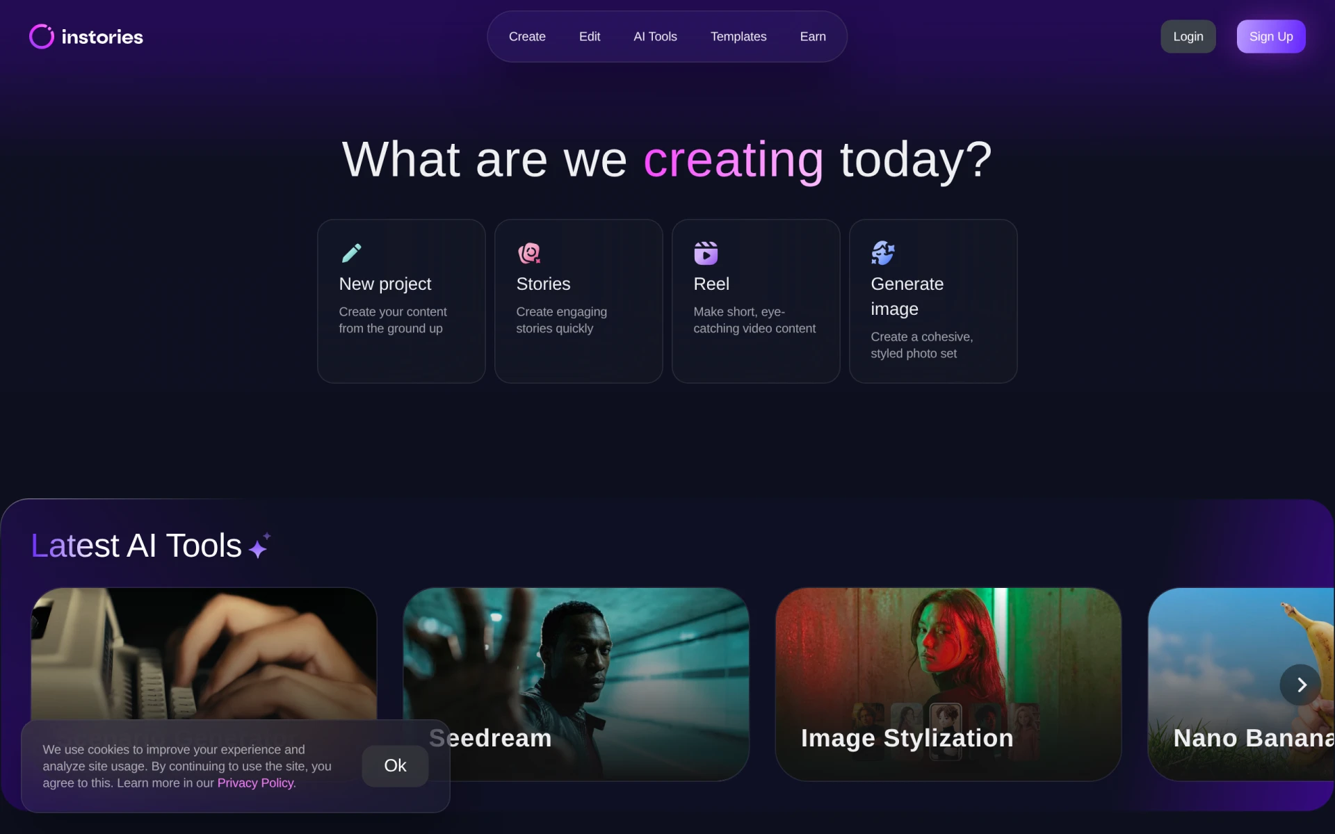 Instories feature image