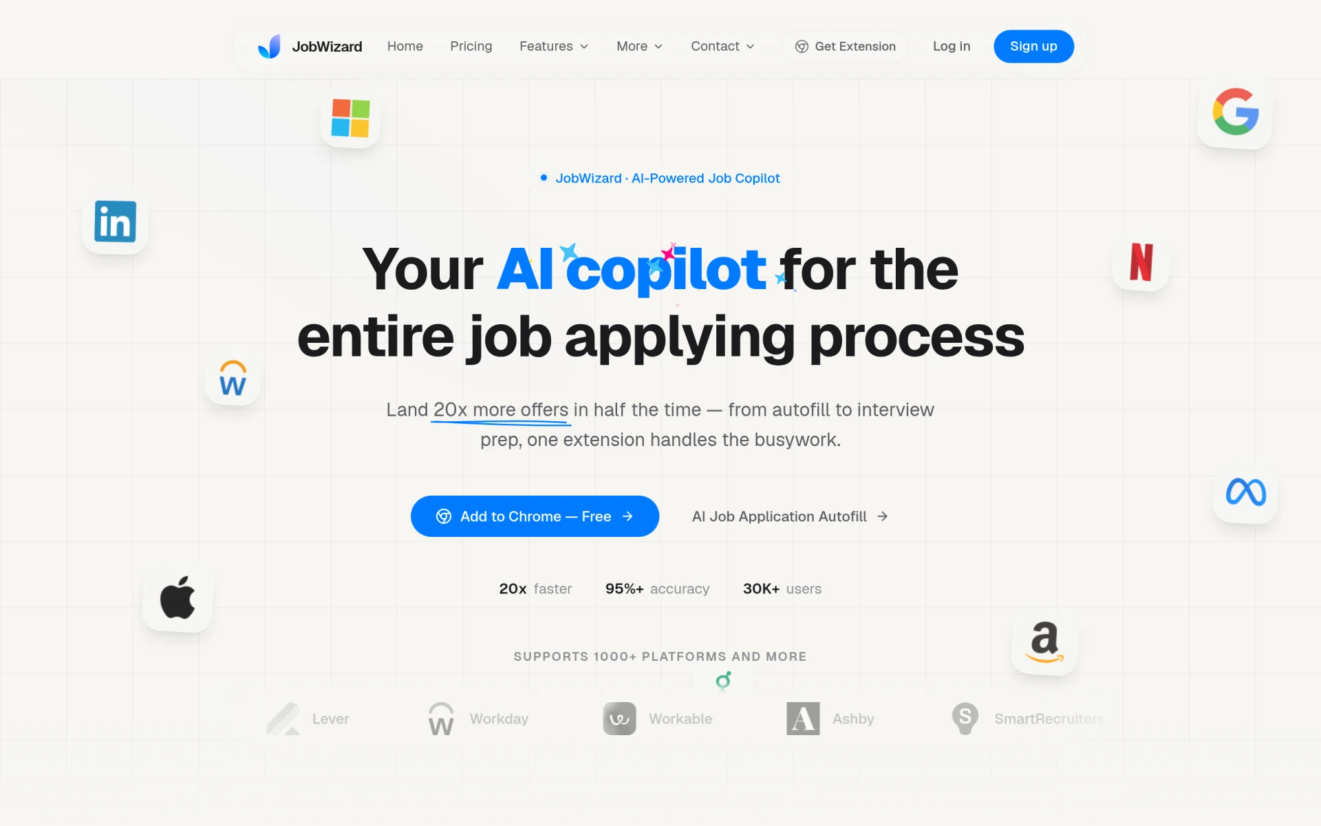 JobWizard screenshot
