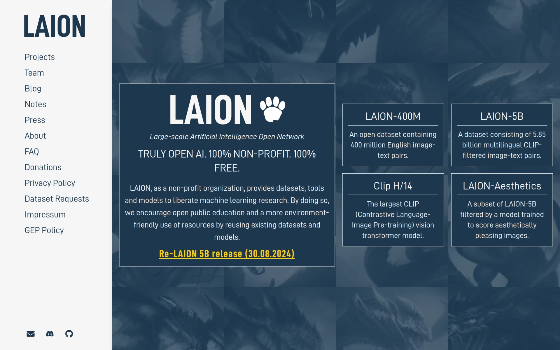 Laion screenshot